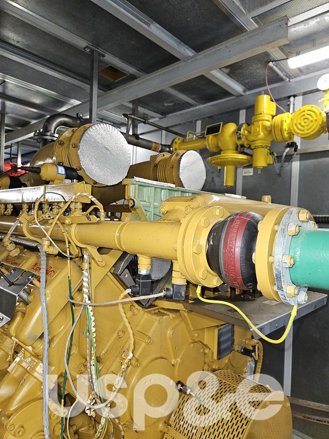 Used 2 MW 2017 New Caterpillar CG170-20 Natural Gas Generator Set