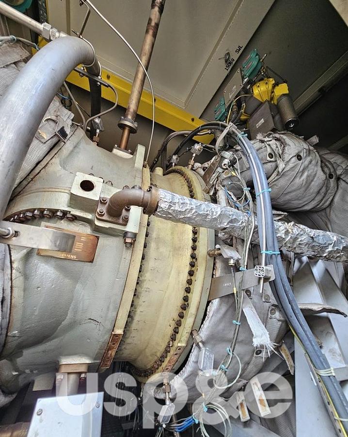 Used 3 MW 2013 Used Siemens SGT-400DLE Natural Gas Turbine Generator Set (Dual Shaft)
