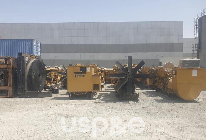 Used 1.4 MW 2012 Used Caterpillar 3516B Diesel Generator Set