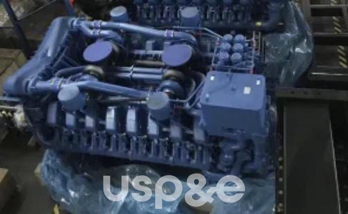 4 MW 2016 New MTU 16V4000G63 Diesel Power Plant Generator Sets