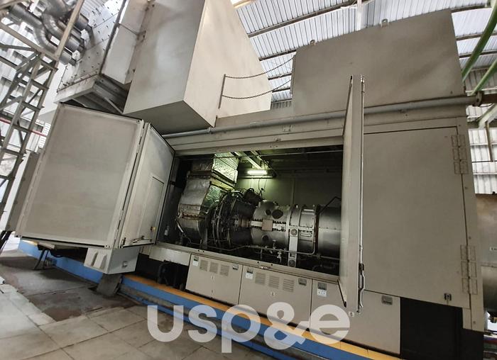 Used 7.2 MW 2011 Used Kawasaki M7A-03D Natural Gas Generator Set