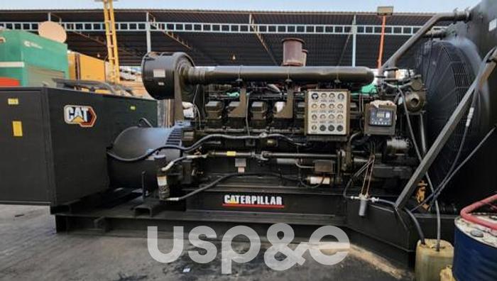 Used 1.6 MW 2012 Used Caterpillar 3516 Diesel Generator Set