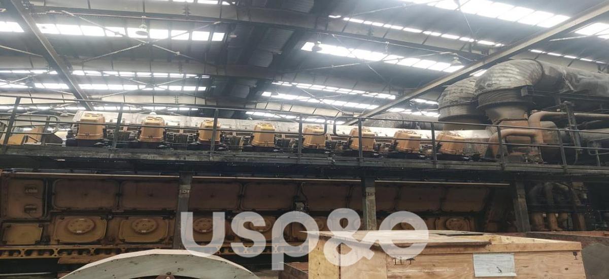 Used 108 MW Used Caterpillar MAK 16CM43C HFO Power Plant Engines