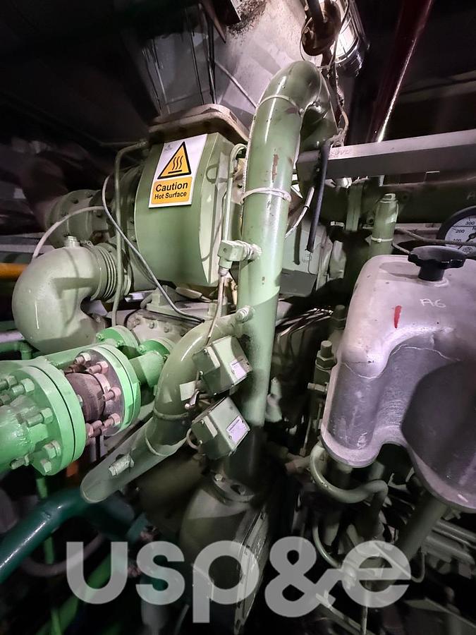 Used 1.9 MW 2007 Used Anglo-Belgian-Corp 12DZC-1000-125-A Deisel Generator Set