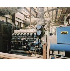 Used 1.8 MW 2003 Used Mitsubishi S16R-PTA2S Diesel Generator Sets