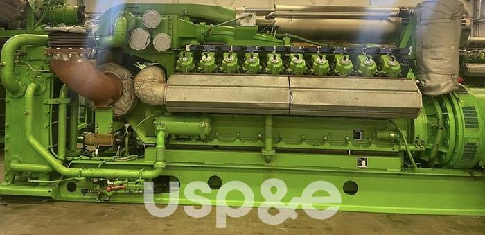 Used 1.4 MW 2005 Used Jenbacher JMS 420 GS Natural Gas Generator Set
