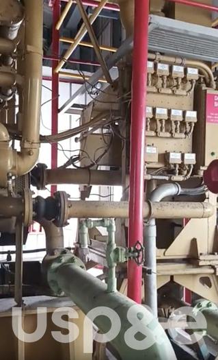 Used 7.1 MW 1993 Used Caterpillar 3608 Diesel Generator Set