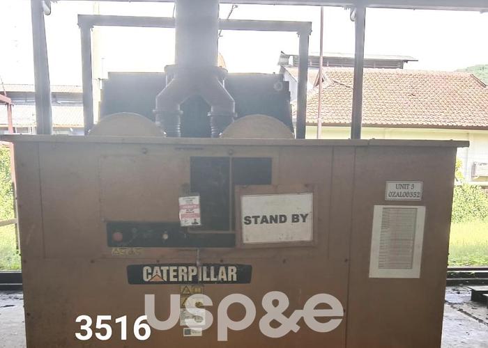 Used 1.4 MW 2012 Used Caterpillar 3516B Diesel Generator Set