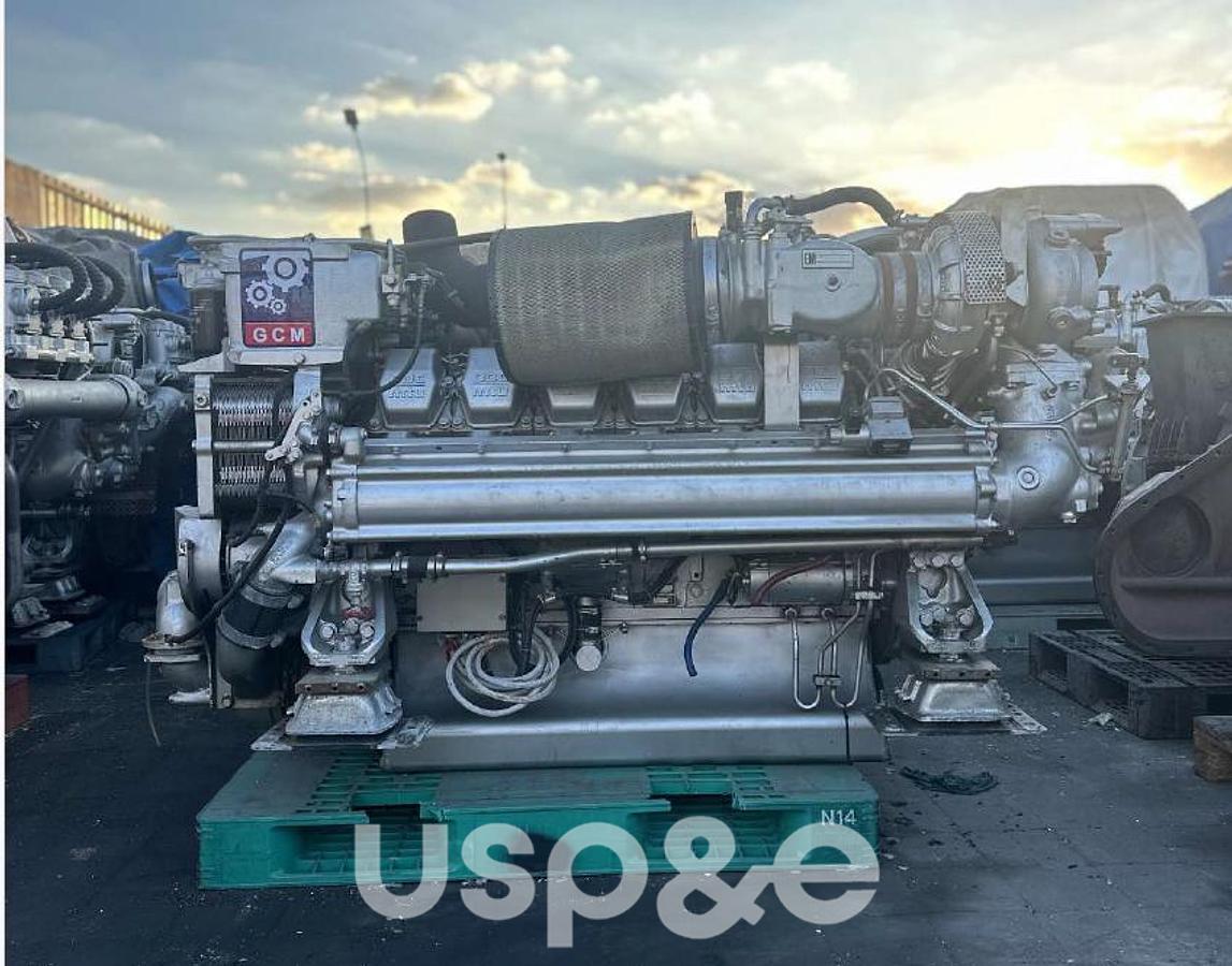 Used 1.2 MW 2002 Used MTU 12V2000 M90 Diesel Engine Sets