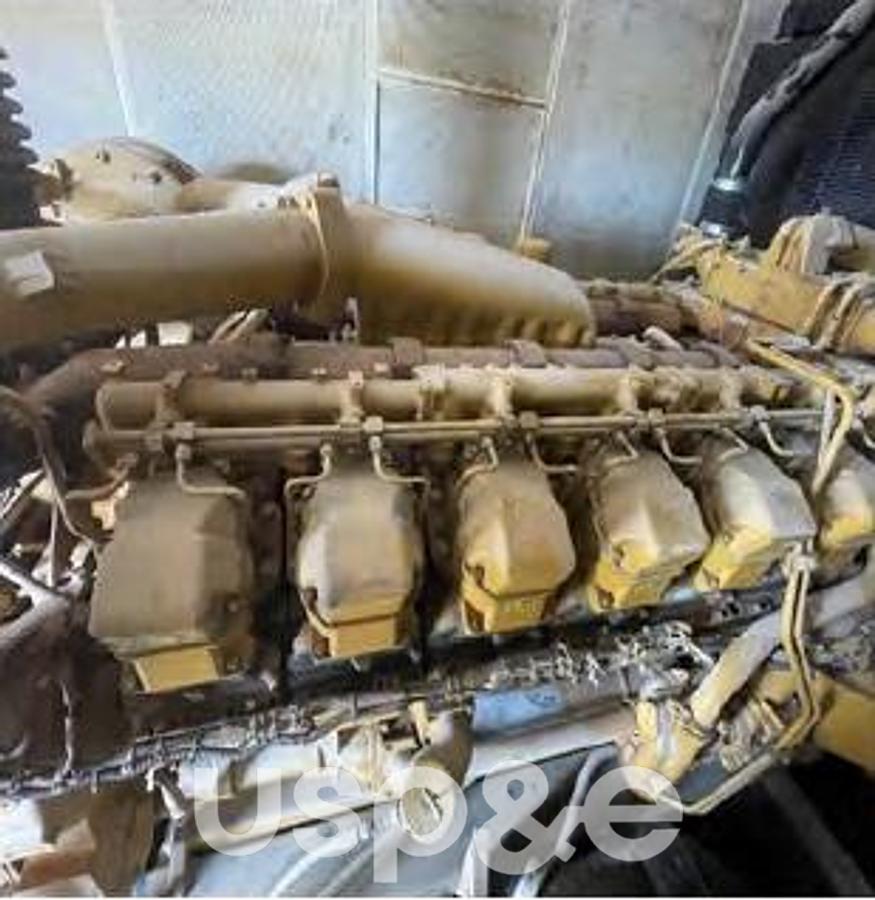 Used 1.2 MW Used Caterpillar 3512B Diesel Generator Set