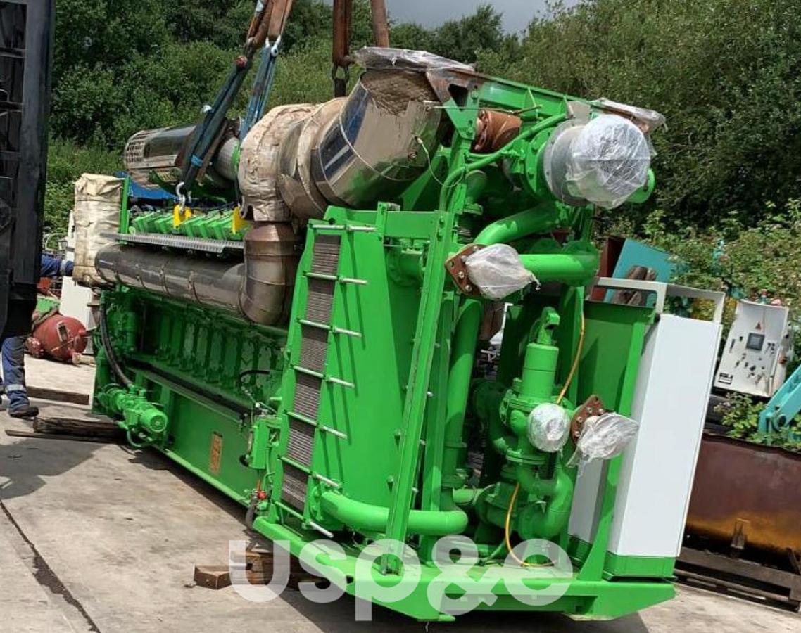 Used 3.4 MW 2012 Used Jenbacher J 620 Natural Gas Generator Set