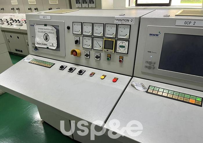 Used 8 MW 2005 Used MWM TCG 2032V16 Natural Gas Power Plant Generator Sets