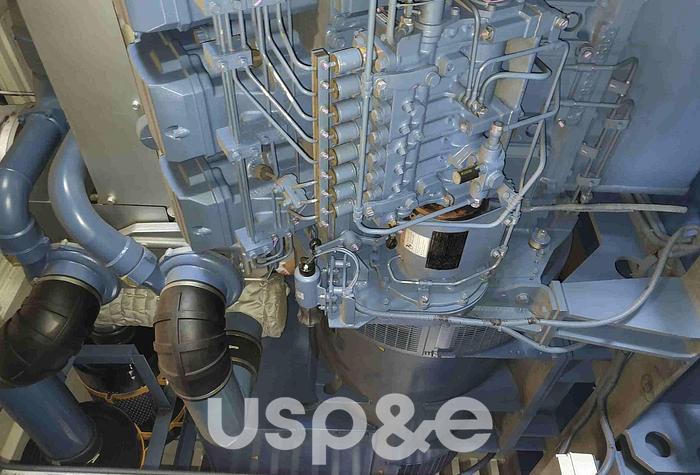 1.6 MW 2017 New Mitsubishi SR16-PTA Diesel Generator Set