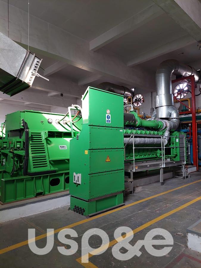 Used 3.3 MW 2023 Used Jenbacher JMS 620 GS-N,L Natural Gas Generator Set