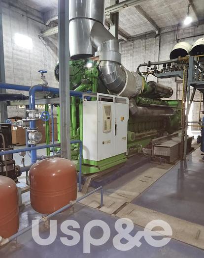 Used 3.4 MW 2019 Used Jenbacher J 620 GS Natural Gas Generators Sets