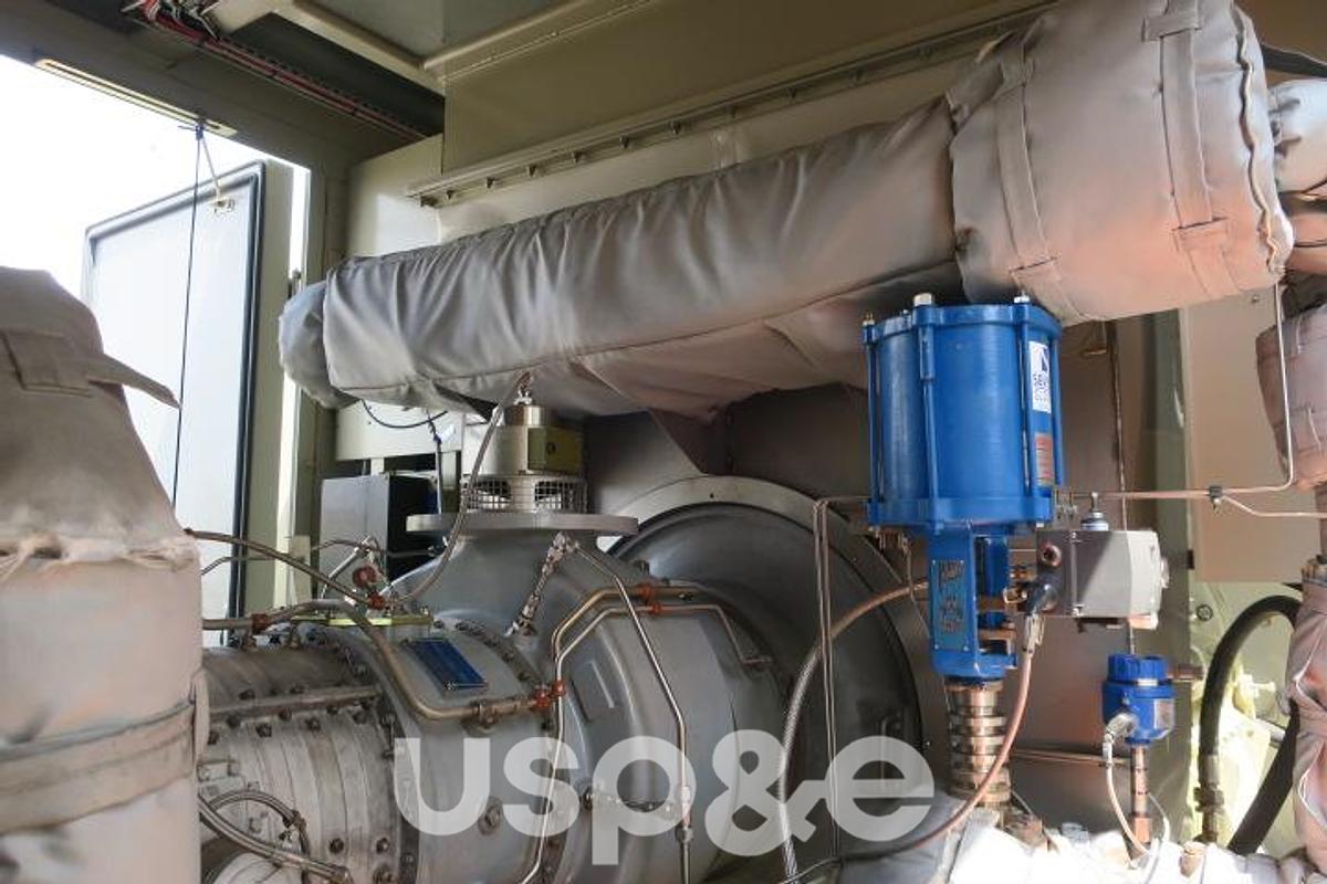 Used 5.3 MW 2012 Used Centrax 501 KB7 Natural Gas Generator Set