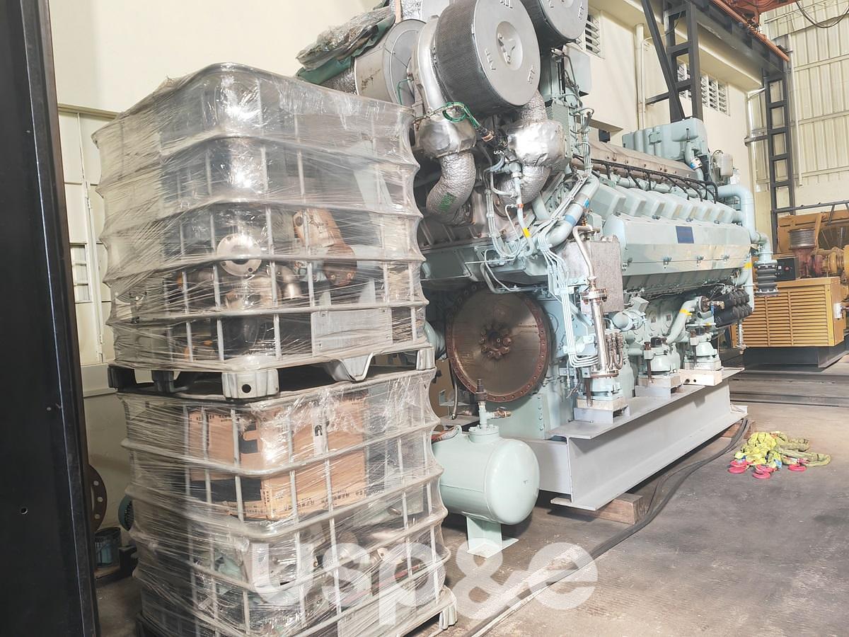 Used 4 MW 2004 New Niigata 16V20FX HFO Marine Engine Set