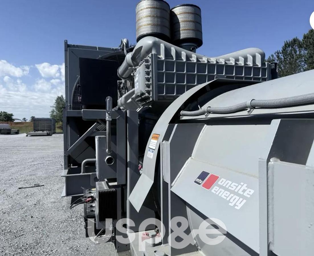 Used 2.5 MW 2009 Used MTU 20V4000 Diesel Generator Set