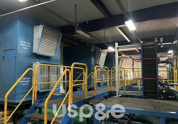 Used 6 MW 2001 Used Wartsila 18V34SG Natural Gas Power Plant