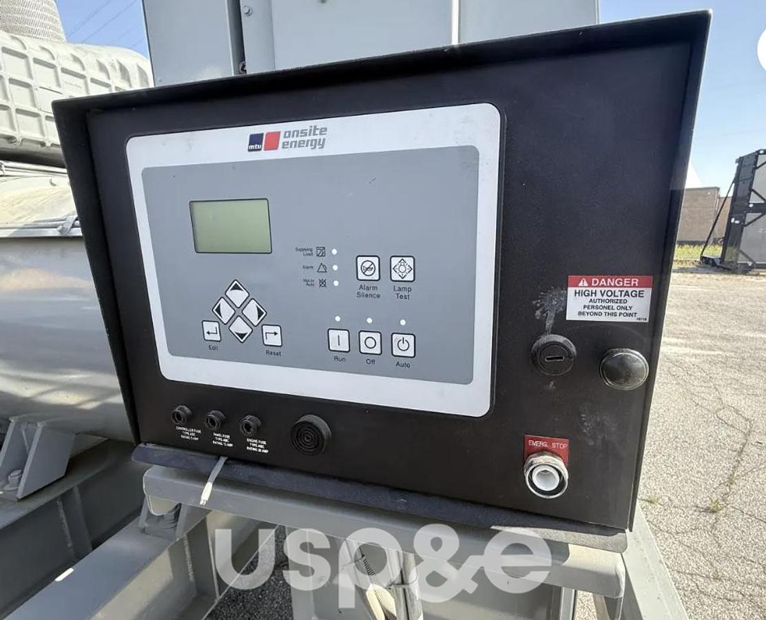 Used 1.45 MW 2009 Used MTU 12V4000 Diesel Generator Set