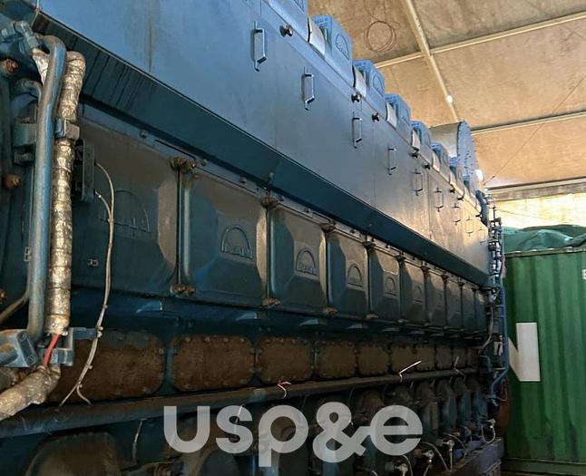 5.6 MW 2011 New MAN 10L 32-44 CR HFO Generator Power Plant (Engine Only)