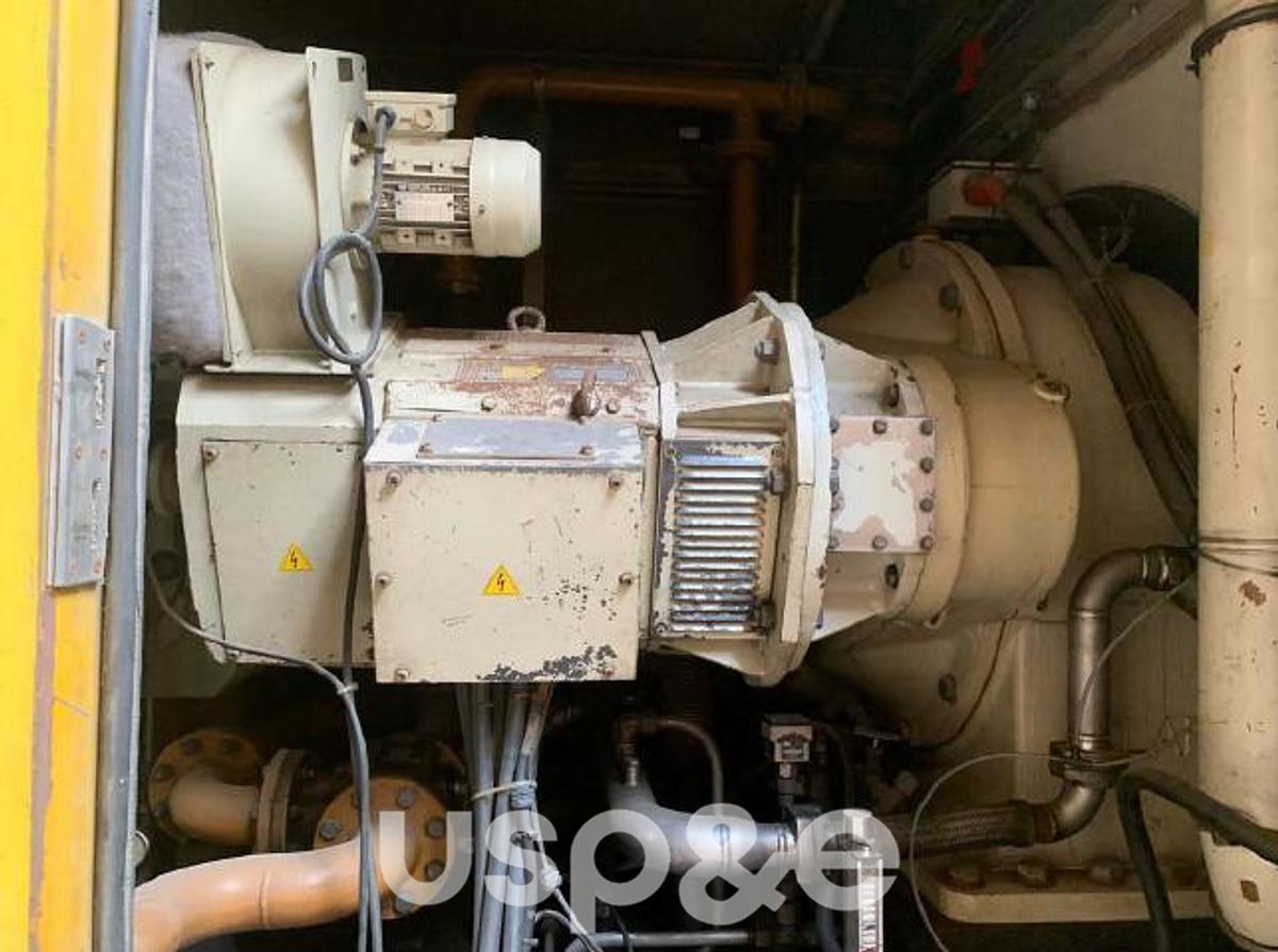 Used 7.5 MW 2005 Used Solar Taurus T70 Natural Gas Generator Set