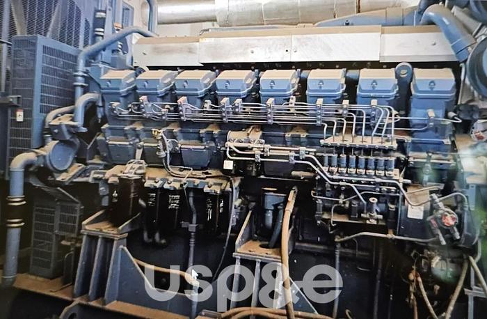 2 MW 2016 New Mitsubishi PM204B0 Diesel Generator Sets