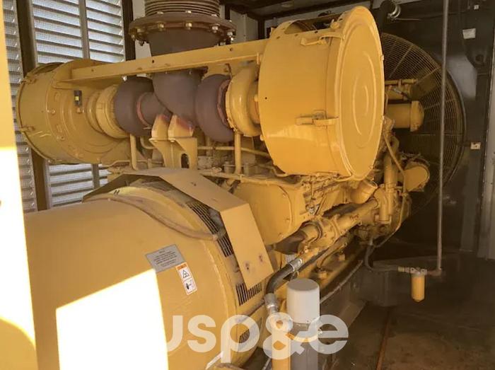 Used 1.2 MW 2001 Used Caterpillar 3512 Diesel Generator Set