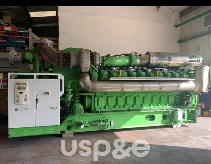 Used 3.4 MW 2012 Used Jenbacher J 620 Natural Gas Generator Set
