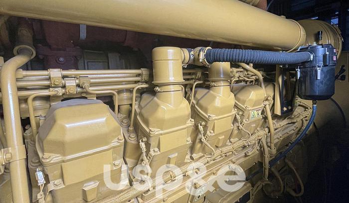 Used 2 MW 2015 Used Caterpillar 3516C Diesel Generator Set