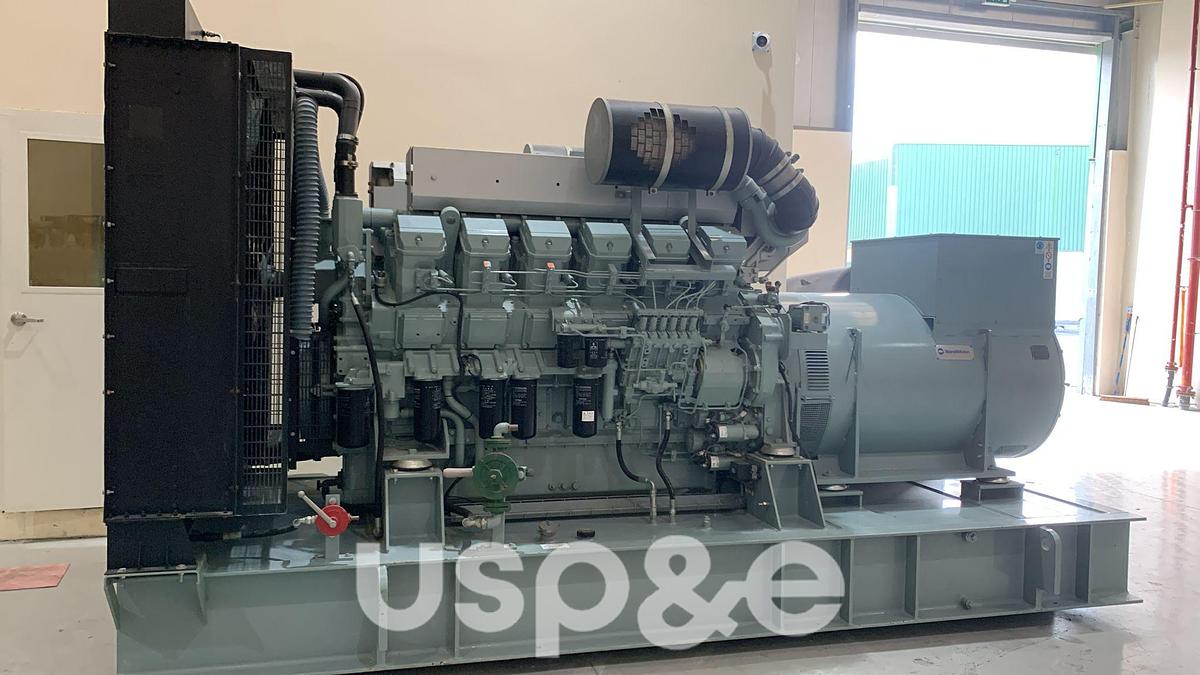 1.4 MW 2022 New Mitsubishi S12R-PTA Diesel Generator Sets