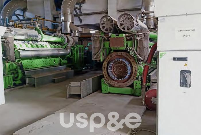 Used 13 MW 2012 Used Jenbacher JGS 620 GS-N.L Natural Gas Generator Sets