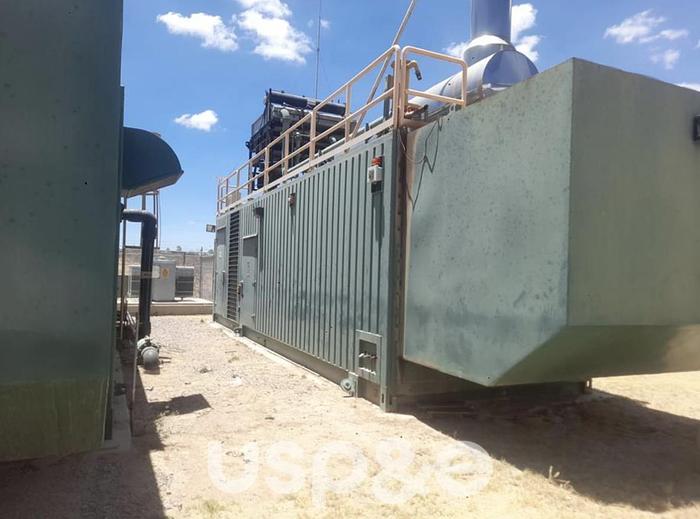 Used 0.80 MW 2014 Used Caterpillar G3516 Natural Gas Generator Set