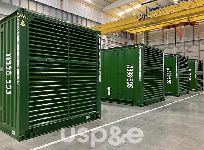 Used  2 MW 2021 New Siemens G-83EM Natural Gas Generator Sets