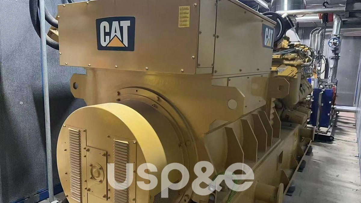 Used 1.2 MW 2017 Used Caterpillar CG170-12 Natural Gas Generator Set