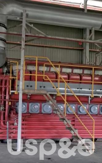 Used 4 MW 2007 Used MAN V28/32S HFO Generator Set