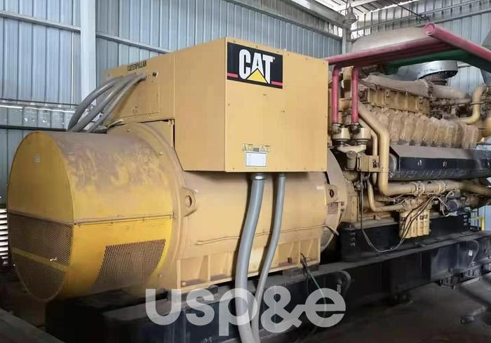 Used 5.7 MW 2004 Used Caterpillar G3520C Natural Gas Plant Generators