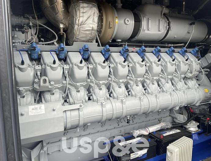 2.5 MW 2021 New MTU 20V4000L64 Natural Gas Generator Sets