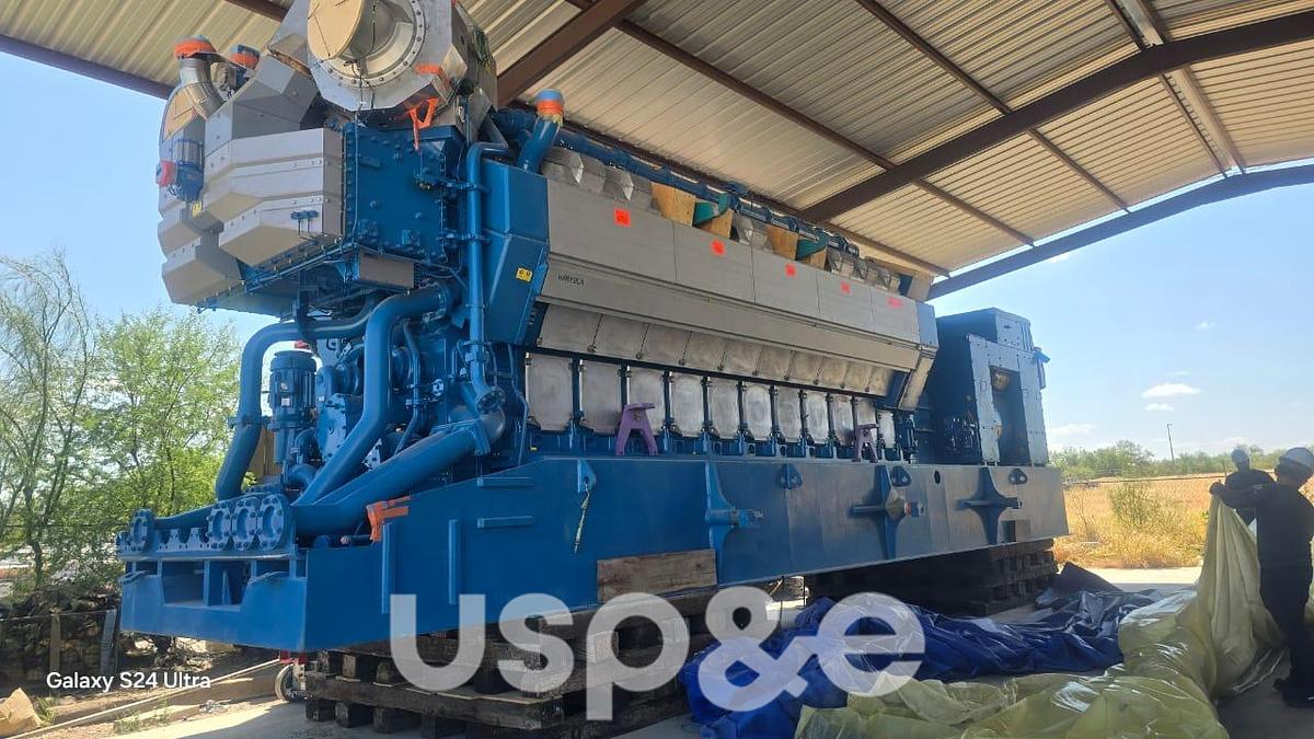 18.7 MW 2018 New Wartsila 20V34SG Natural Gas Generator Sets