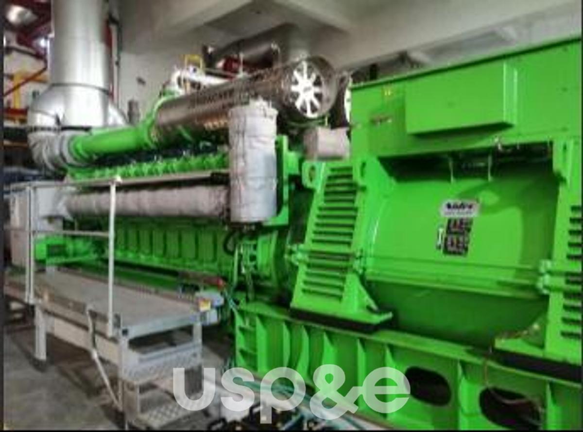 Used 3.3 MW 2023 Used Jenbacher J620 GS Natural Gas Generator Set