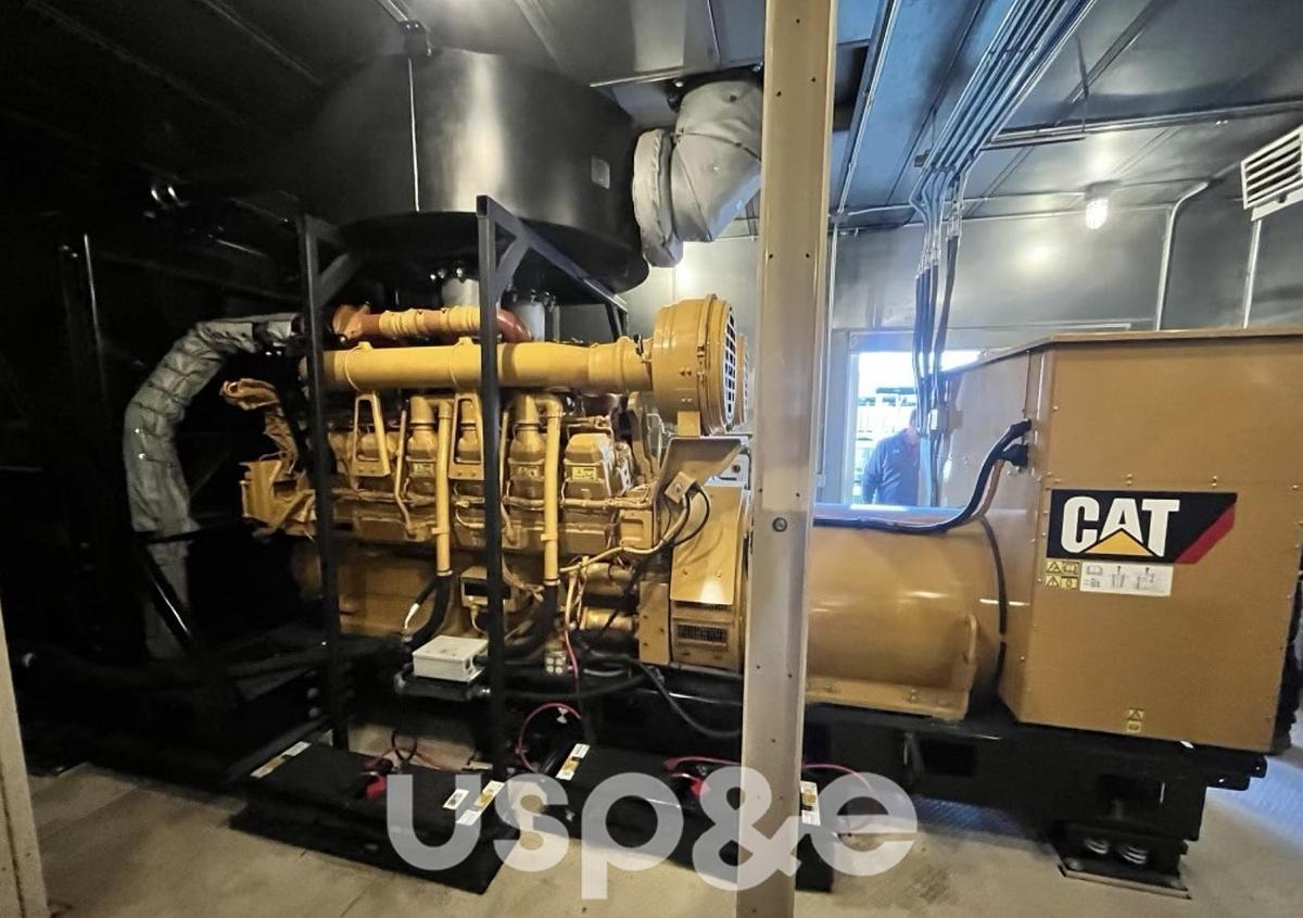 Used 1.6 MW 2016 Used Caterpillar 3512C Diesel Generator Sets (Enclosed Together)