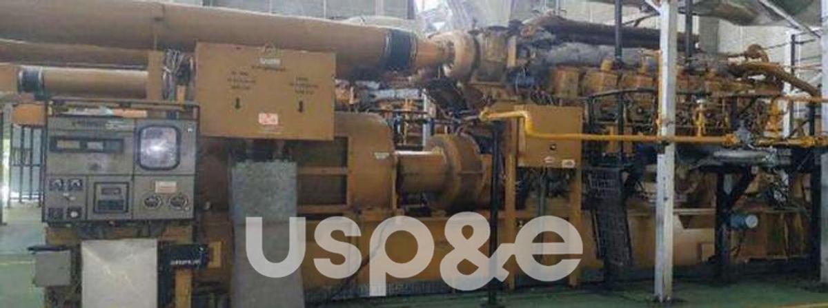 Used 2.8 MW 2012 Used Caterpillar G3612 Natural Gas Generator Set