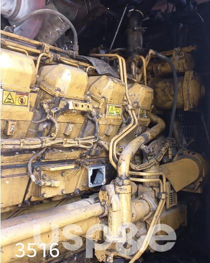 Used 1.4 MW 2012 Used Caterpillar 3516B Diesel Generator Set