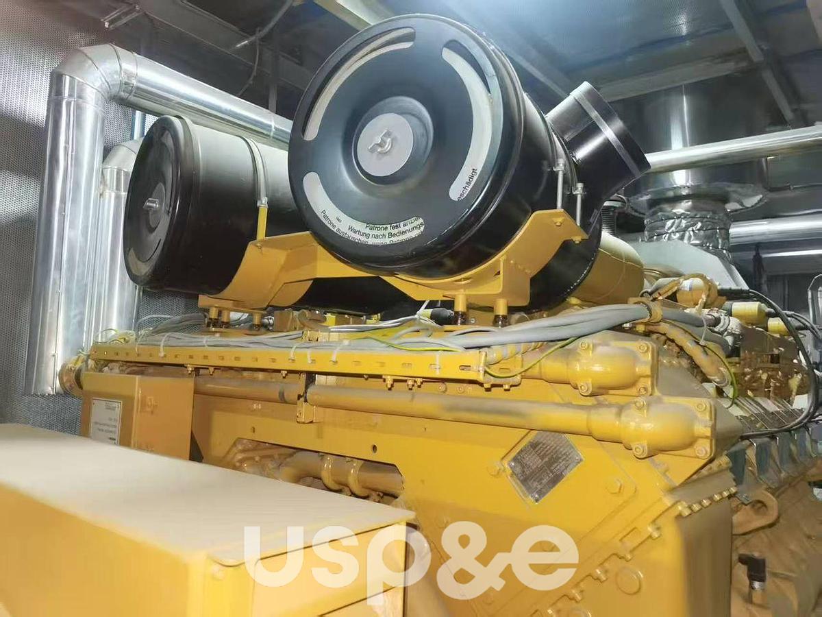 Used 1.2 MW 2017 Used Caterpillar CG170-12 Natural Gas Generator Set