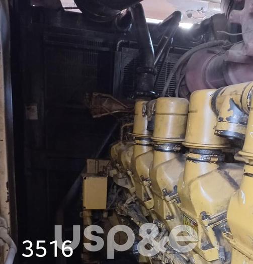 Used 1.4 MW 2012 Used Caterpillar 3516B Diesel Generator Set