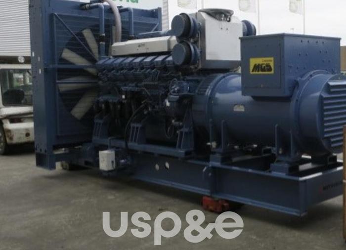 1.8 MW 2020 New Mitsubishi S16R-PTAH-S Diesel Generator Sets