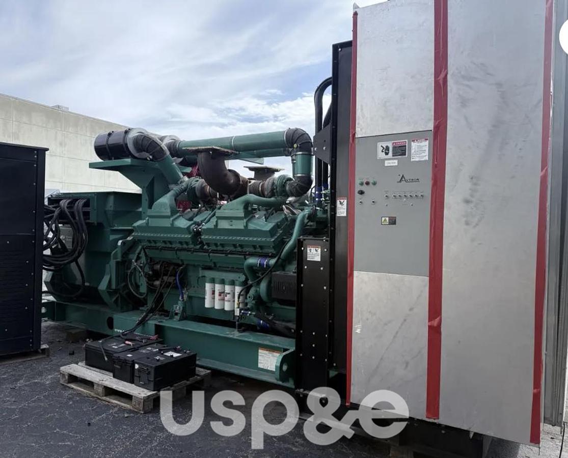 Used 2.25 MW 2008 Used Cummins DQKH-7234191 Diesel Generator Set