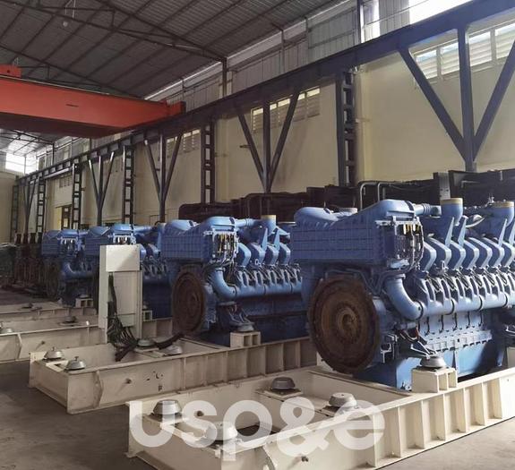 Used 4 MW 2008 Used MTU 16V40000G63 Diesel Generator Sets