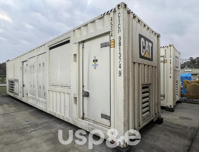 Used 1.4 MW 2015 Used Caterpillar XQ1475G Natural Gas Generator Set