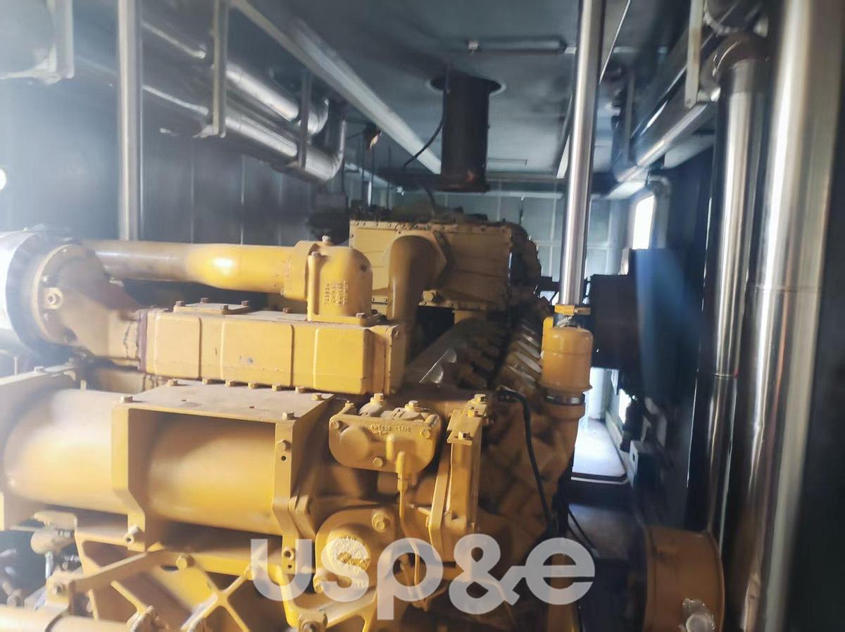 Used 1 MW 2016 Used Caterpillar G3516 Biogas Generator Set